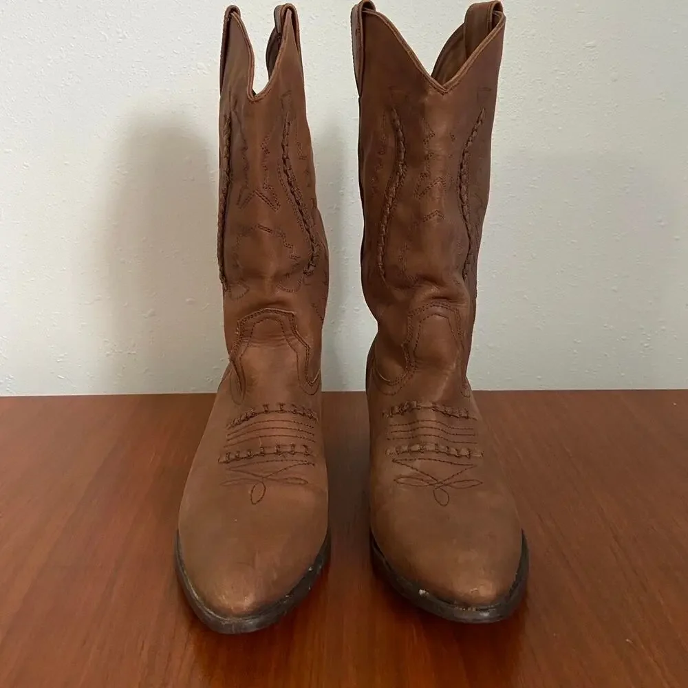 Vintage laredo brown cowboy western boots
